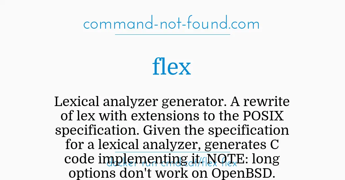 Www dockerfile run flex